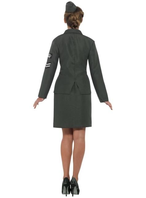 Disfraz de soldado de la Segunda Guerra Mundial para mujer - Smiffys | Funidelia