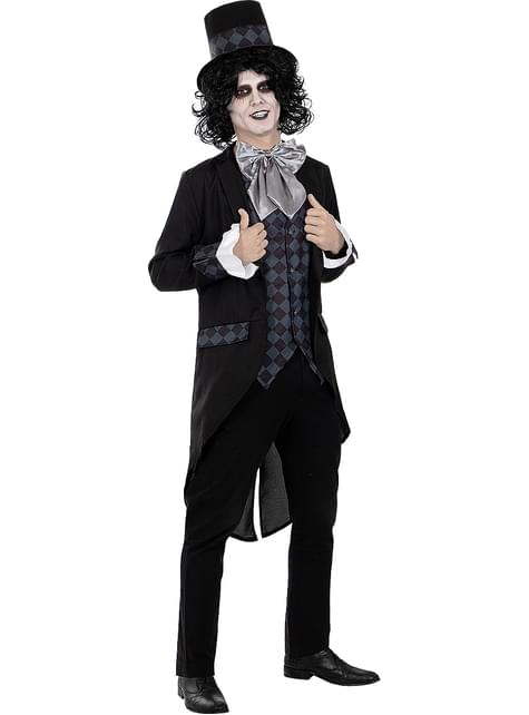 Disfraz de Sombrerero oscuro para hombre talla grande - Funiglobal | Funidelia