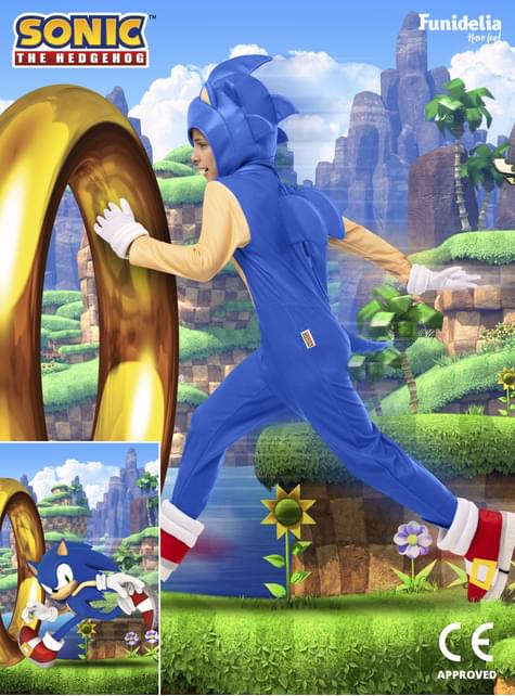 Disfraz de Sonic Deluxe para niños - Funiglobal | Funidelia