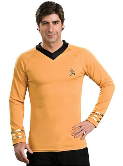 Disfraz de Star Trek Capitán Kirk clásico dorado - Rubies USA | Funidelia