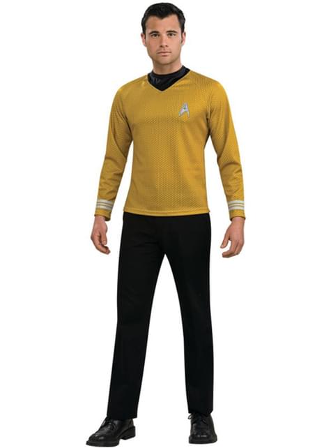 Disfraz de Star Trek Capitán Kirk dorado