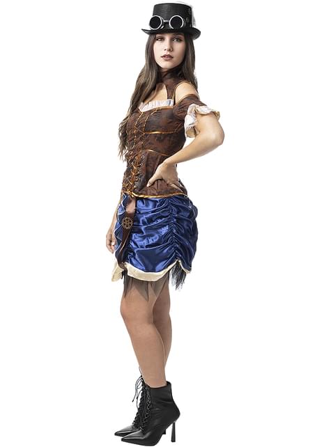 Disfraz de Steampunk corto para mujer - Funiglobal | Funidelia