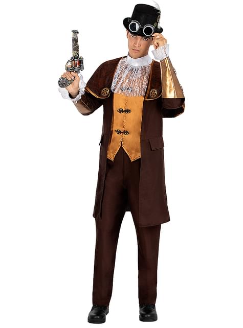 Disfraz de Steampunk elegante para hombre - Funiglobal | Funidelia