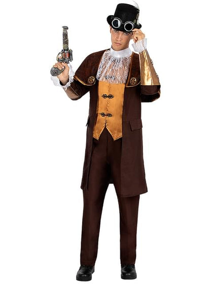 Disfraz de Steampunk elegante para hombre - Funiglobal | Funidelia