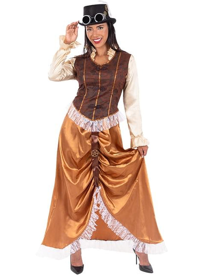 Disfraz de Steampunk largo para mujer - Funiglobal | Funidelia