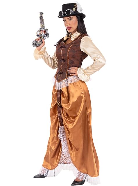 Disfraz de Steampunk largo para mujer - Funiglobal | Funidelia