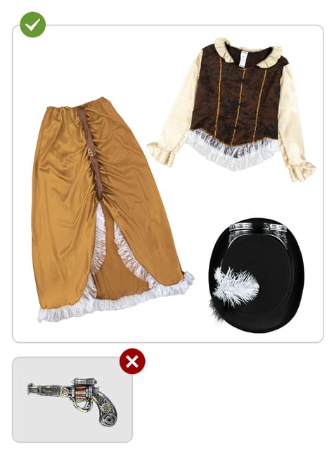 Disfraz de Steampunk largo para mujer - Funiglobal | Funidelia
