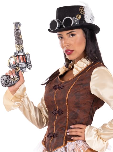 Disfraz de Steampunk largo para mujer - Funiglobal | Funidelia