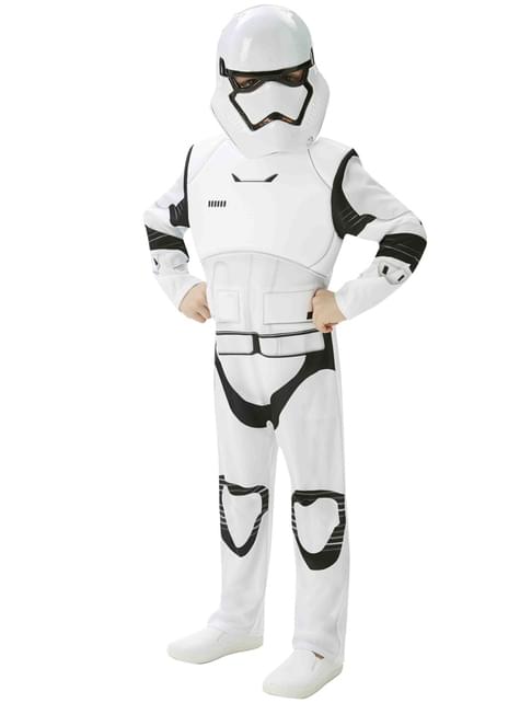 Disfraz de Stormtrooper Episodio 7 deluxe para niño