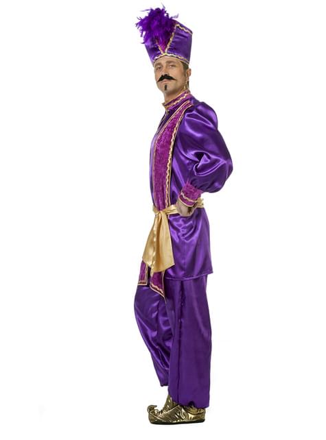 Disfraz de Sultán morado para hombre - Wilbers | Funidelia
