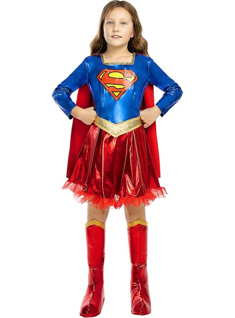 Disfraz de Supergirl deluxe para niña - Funiglobal | Funidelia