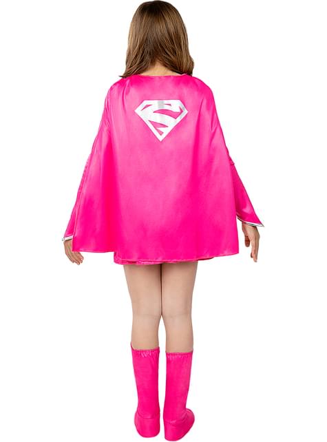 Disfraz de Supergirl rosa para niña - Funiglobal | Funidelia