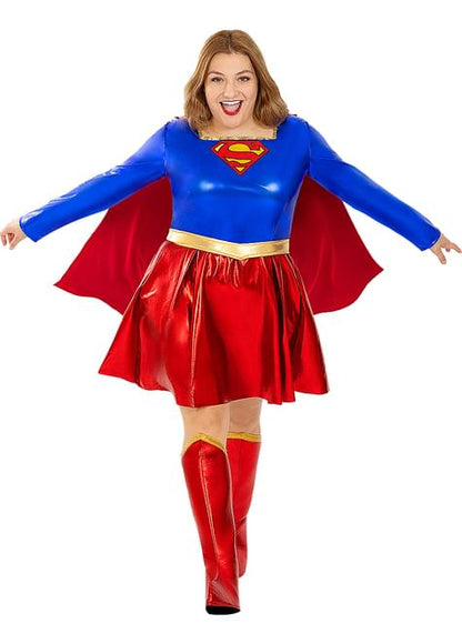 Disfraz de Supergirl sexy para mujer talla grande - Funiglobal | Funidelia