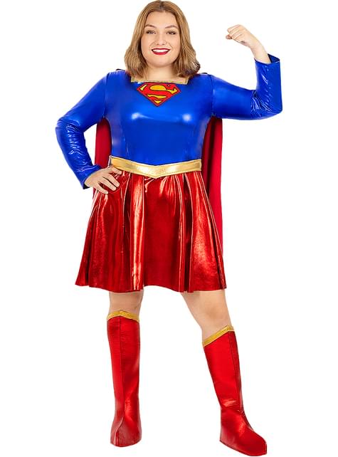 Disfraz de Supergirl sexy para mujer talla grande - Funiglobal | Funidelia