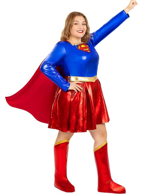 Disfraz de Supergirl sexy para mujer talla grande - Funiglobal | Funidelia