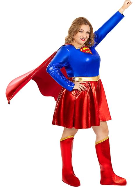 Disfraz de Supergirl sexy para mujer talla grande - Funiglobal | Funidelia