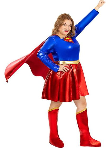 Disfraz de Supergirl sexy para mujer talla grande - Funiglobal | Funidelia