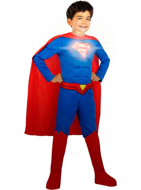 Disfraz de Superman Lights On! para niño - Funiglobal | Funidelia
