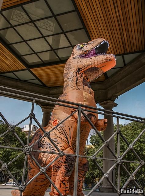 Disfraz de dinosaurio T-Rex inflable para adulto - Jurassic World - Rubies USA | Funidelia
