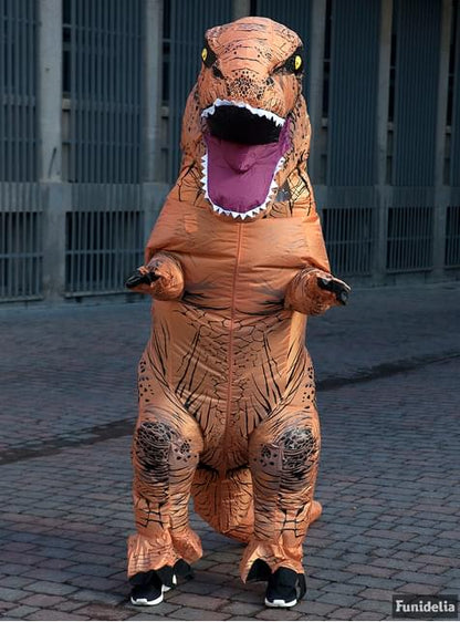 Disfraz de dinosaurio T-Rex inflable para adulto - Jurassic World - Rubies USA | Funidelia