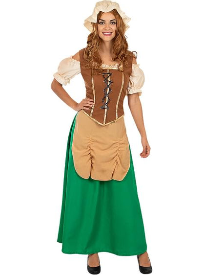 Disfraz de tabernera medieval para mujer - Funiglobal | Funidelia
