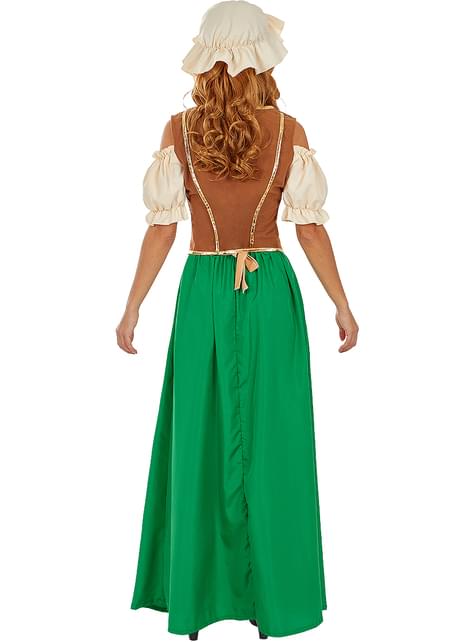Disfraz de tabernera medieval para mujer - Funiglobal | Funidelia