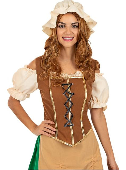 Disfraz de tabernera medieval para mujer - Funiglobal | Funidelia