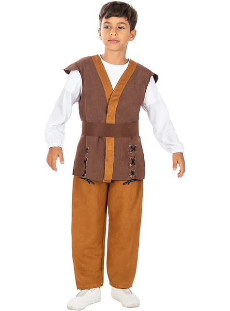 Disfraz de tabernero medieval para niño - Funiglobal | Funidelia