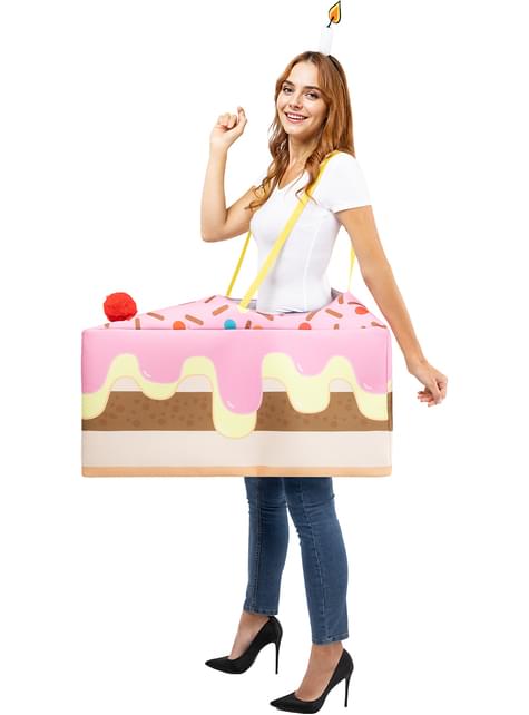 Disfraz de tarta de cumpleaños para adulto - Funiglobal | Funidelia