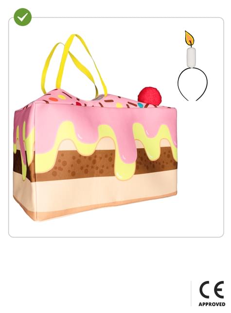 Disfraz de tarta de cumpleaños para niños - Funiglobal | Funidelia