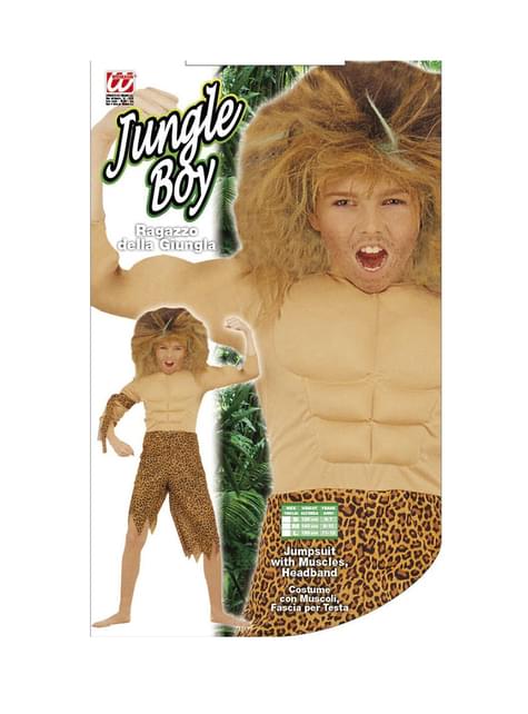 Disfraz de tarzán de la jungla para niño
