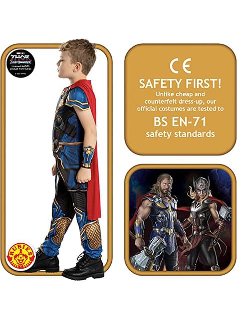 Disfraz de Thor para niño deluxe - Love and Thunder - Rubies UK | Funidelia
