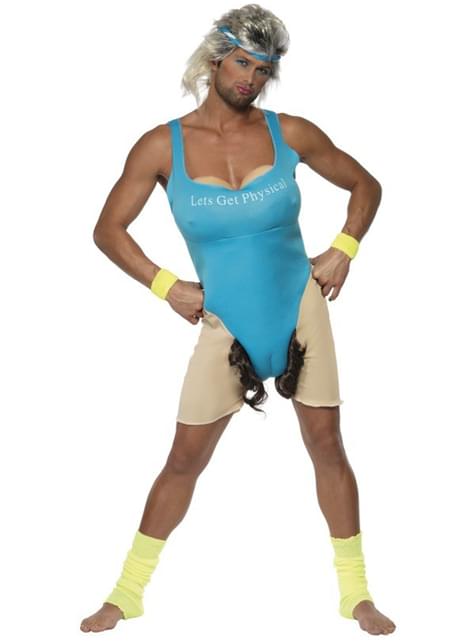 Disfraz de tía gimnasta para hombre - Smiffys | Funidelia