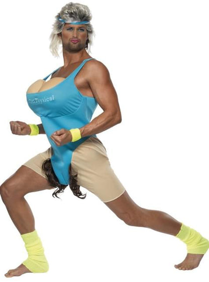 Disfraz de tía gimnasta para hombre - Smiffys | Funidelia