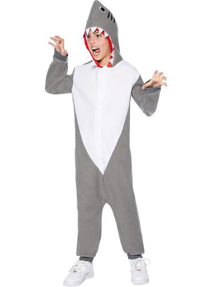 Disfraz de tiburón onesie para niños - Funiglobal | Funidelia
