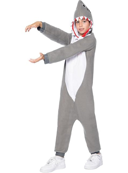 Disfraz de tiburón onesie para niños - Funiglobal | Funidelia