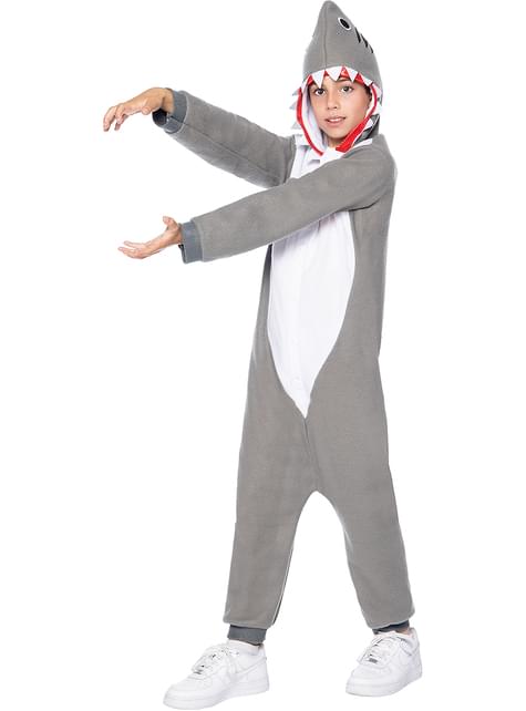 Disfraz de tiburón onesie para niños - Funiglobal | Funidelia