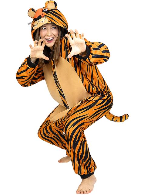 Disfraz de tigre onesie para adulto - Funiglobal | Funidelia