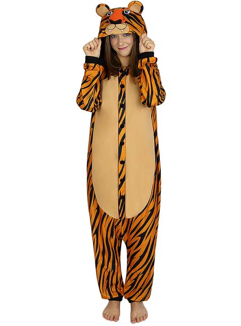 Disfraz de tigre onesie para adulto - Funiglobal | Funidelia