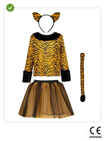 Disfraz de tigre para niña - Funiglobal | Funidelia