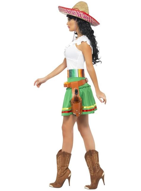 Disfraz de mexicana tequilera para mujer - Smiffys | Funidelia