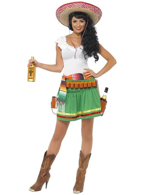 Disfraz de mexicana tequilera para mujer - Smiffys | Funidelia