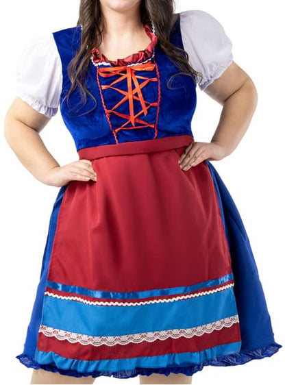 Disfraz de Tirolesa deluxe para mujer talla grande - Funiglobal | Funidelia