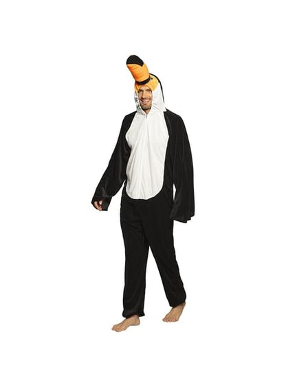 Disfraz de tucán onesie para adulto