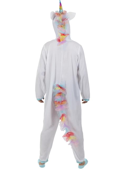 Disfraz de unicornio azul onesie para adulto - Funiglobal | Funidelia