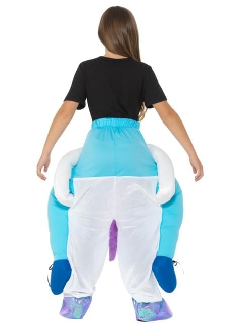 Disfraz a hombros de unicornio blanco infantil - Smiffys | Funidelia