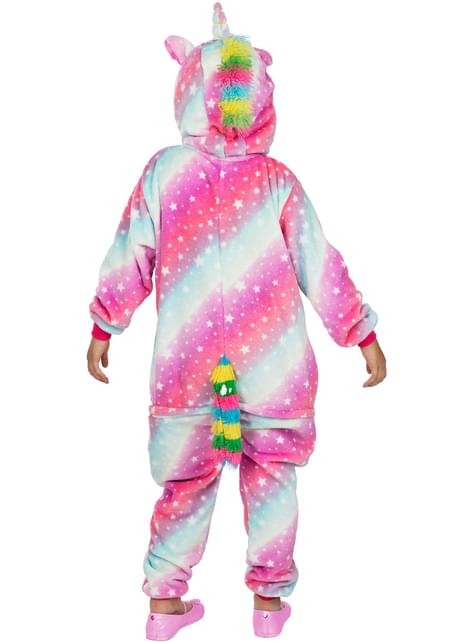 Disfraz de unicornio multicolor onesie para niños - Funiglobal | Funidelia