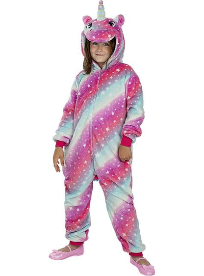 Disfraz de unicornio multicolor onesie para niños - Funiglobal | Funidelia