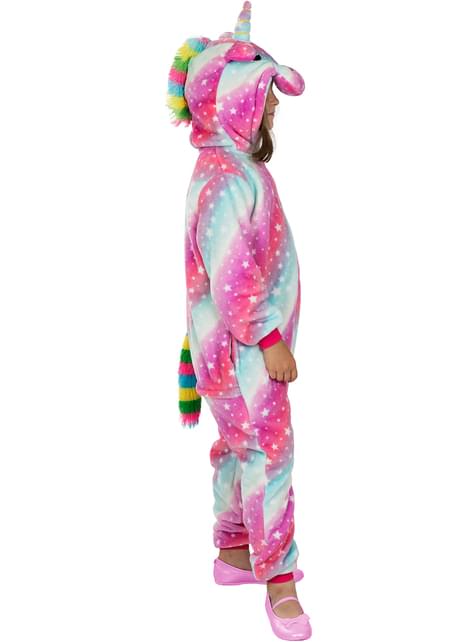 Disfraz de unicornio multicolor onesie para niños - Funiglobal | Funidelia
