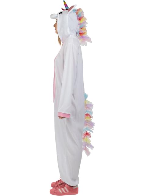 Disfraz de unicornio rosa onesie para adulto - Funiglobal | Funidelia